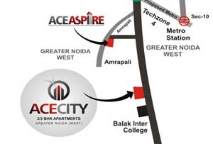 Ace City Location Map